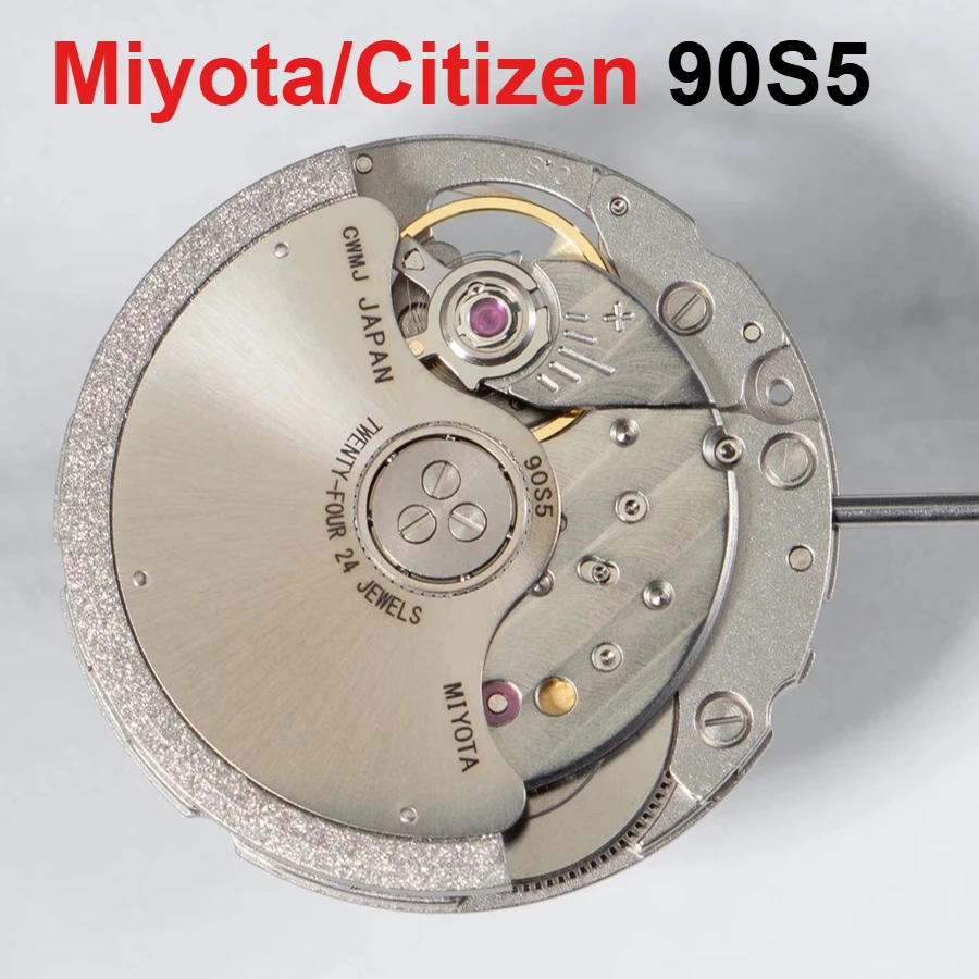 Miyota 90S5 Automatic Mechanical Movement High Quality Replace Parts Japan 24 Jewels Watch Movement Movemen 3-Hands Watch Parts