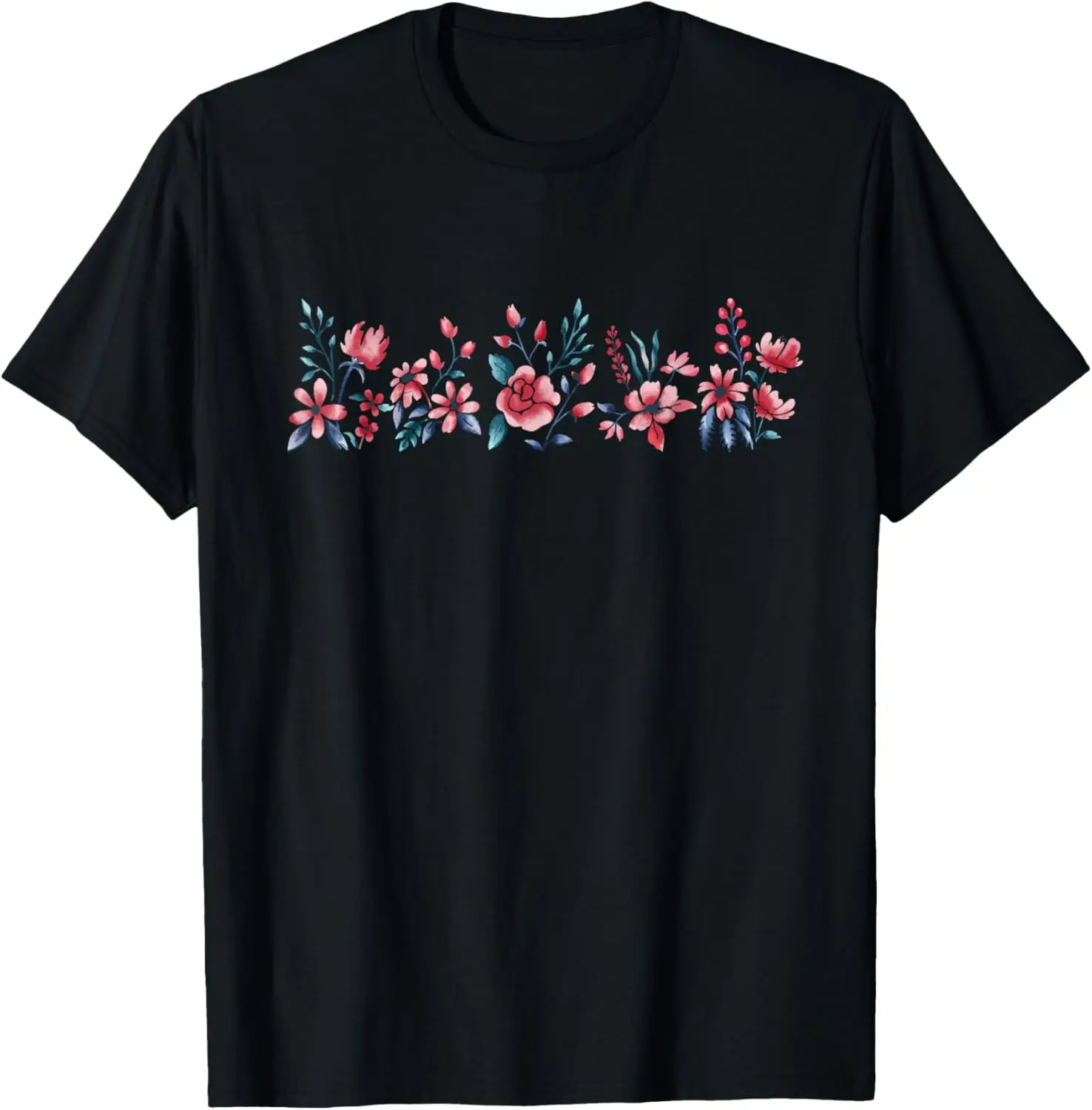 Vintage Inspired Botanical Flower Gardener Naturalist Flower T-Shirt