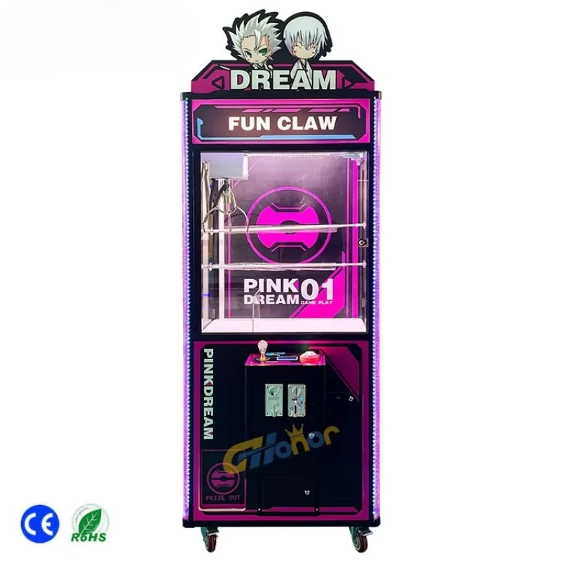 

Amusement park popular 1 person toy claw machine children adult coin game machine