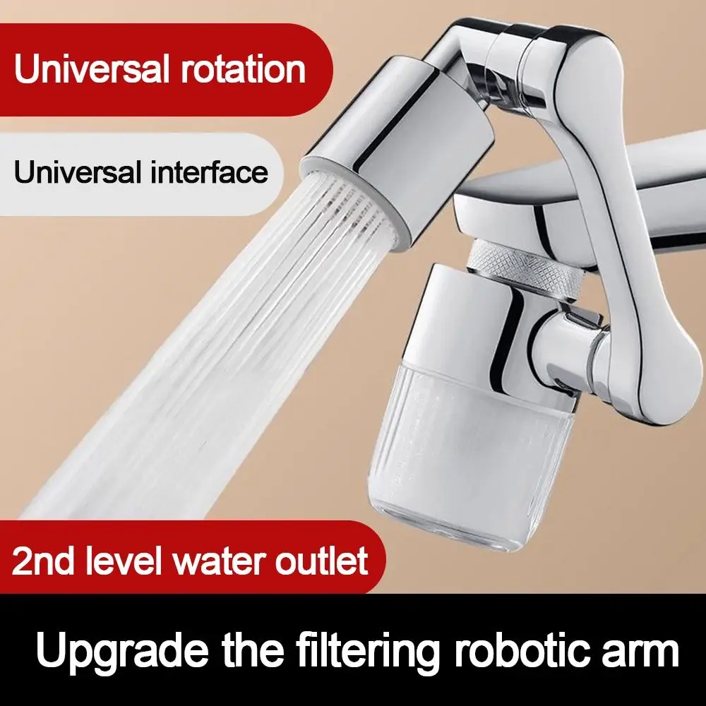 

Anti-splash Kitchen Faucet Nozzle 2-Mode Adjustable 1440° Rotate Splash Proof Faucet Tap Spray Water Saving