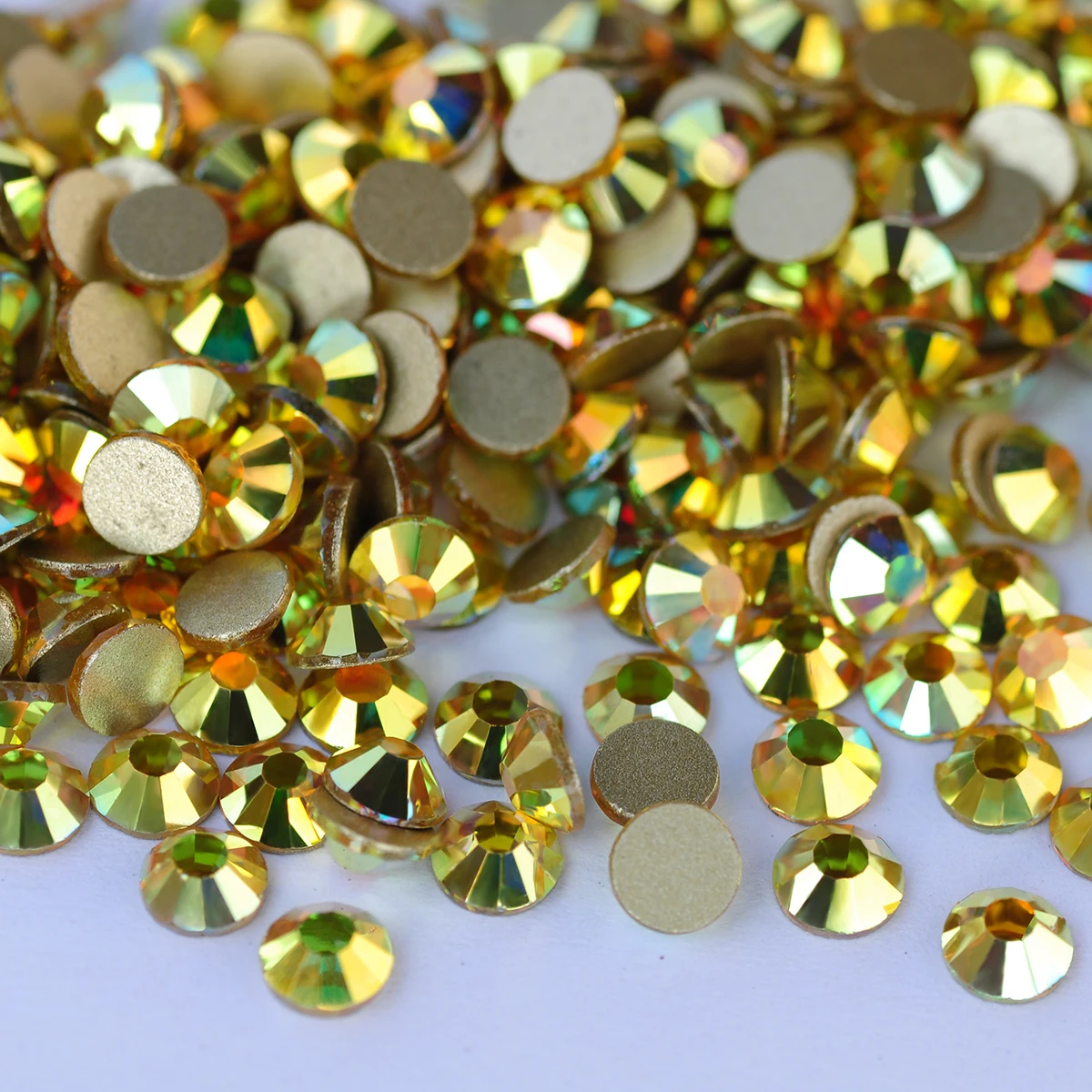 SunShine Gold Strasssteine für Kreativität, Nagelzubehör, Nicht-Hotfix-Kristalle, Steine zur Dekoration, Cabochon, Lose Edelsteine – Detail 5
