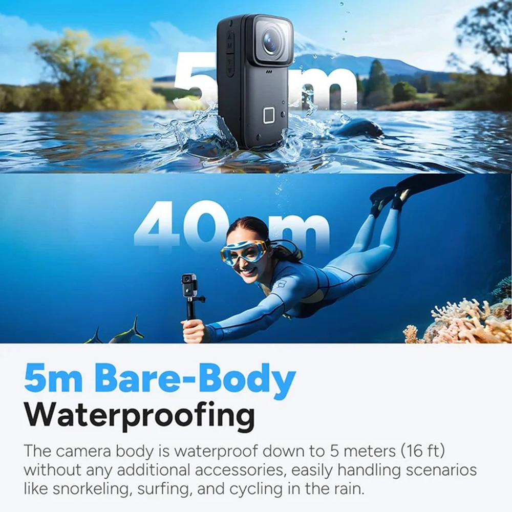 SJCAM C200 Pro / C200 Kids Action Camera,  Thumb-Sized 4K Cam, POV, Loop Recording, 1.3