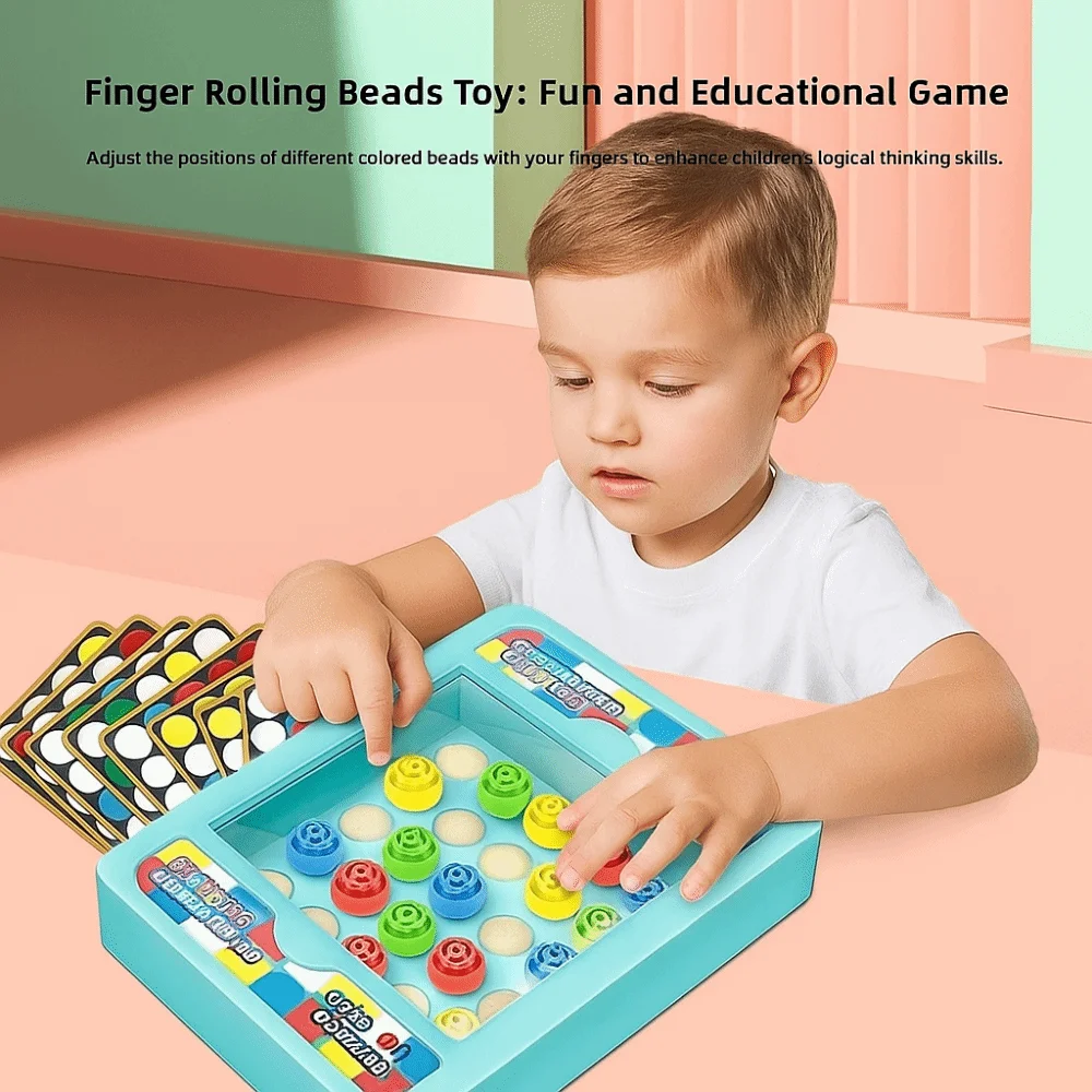 

Intelligent Finger Rolling Ball Game Montessori Early Education Puzzle Memory Training Exercise Logical Thinking