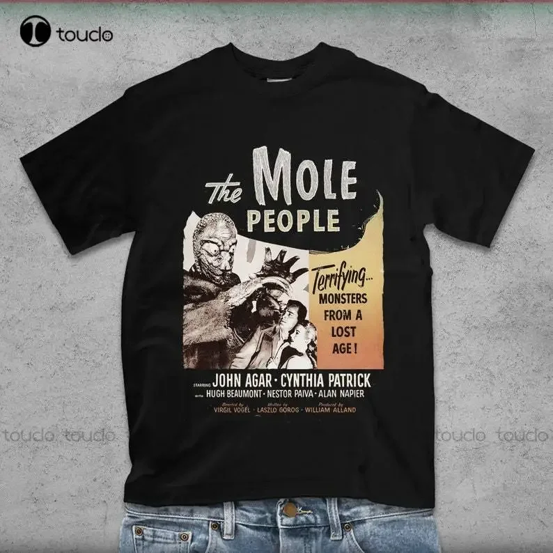The Mole People T-Shirt, 50'S Horror Movie, Classic Horror, Vintage Movie Tshirt, Retro Digital Printing Tee Shirts Custom Gift