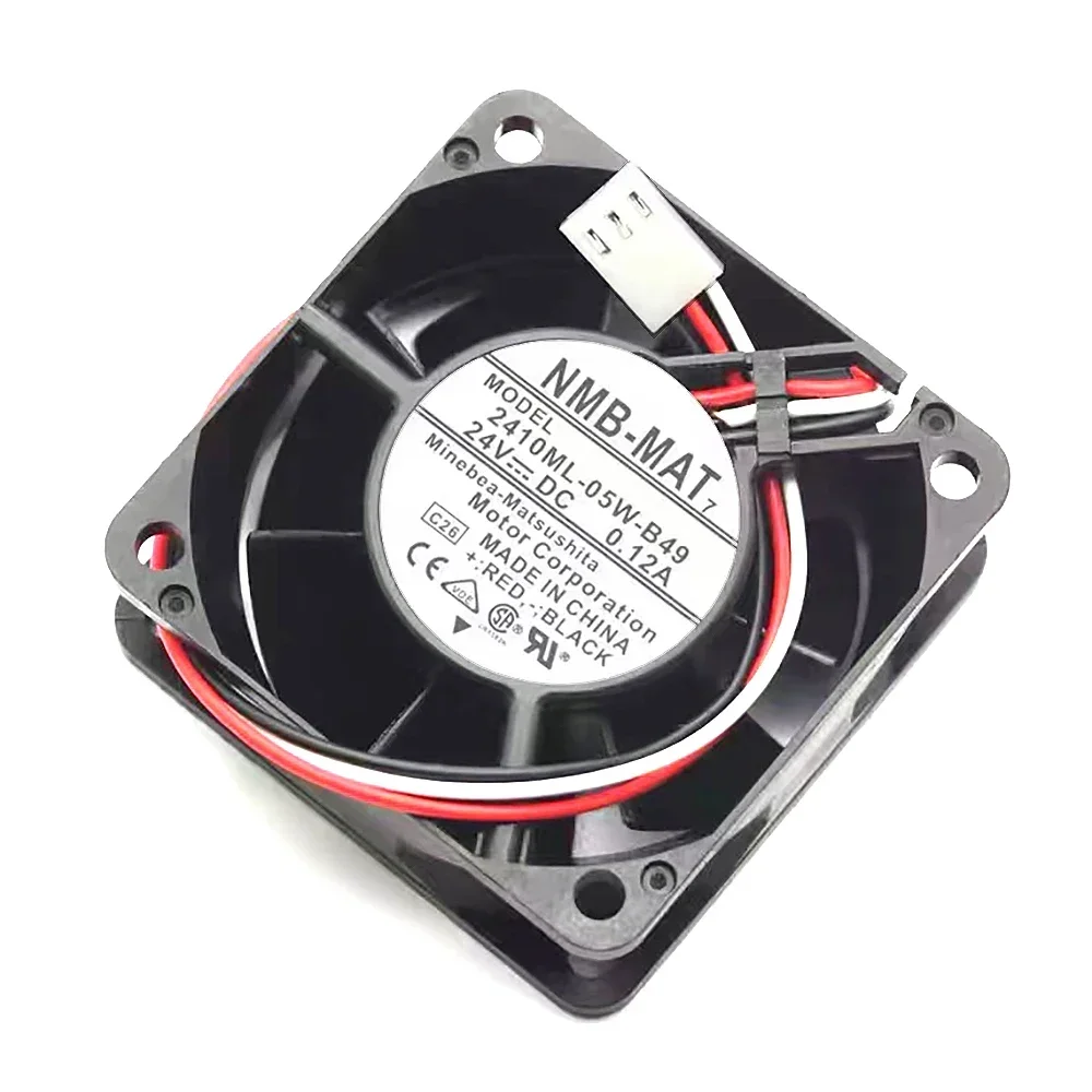 Original 2410ML-05W-B49/B40 6025 60*60*25mm DC24V inverter double ball axial cooling fan
