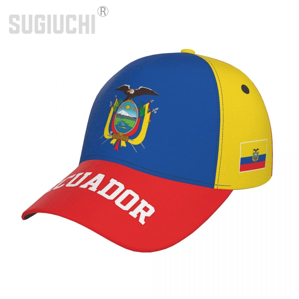 Unisex Ecuador Flag Ecuadorian Adult Baseball Cap Patriotic Hat for Baseball Soccer Fans Men Women