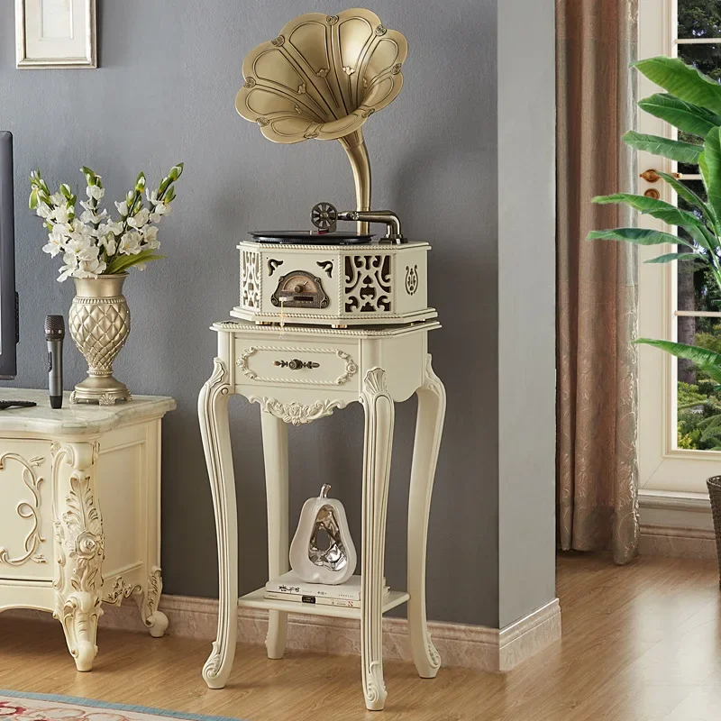 Phonograph, living room decoration, retro European style antique record player, Bluetooth speaker