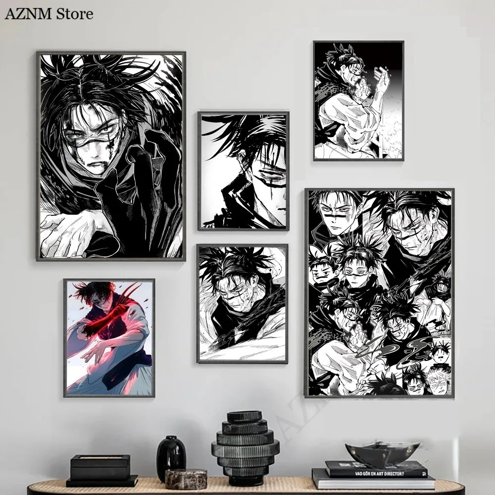 Choso Jujutsu Kaisen Anime-Poster, Poster, wasserfest, für Kaffeehaus, Bar, Heimdekoration