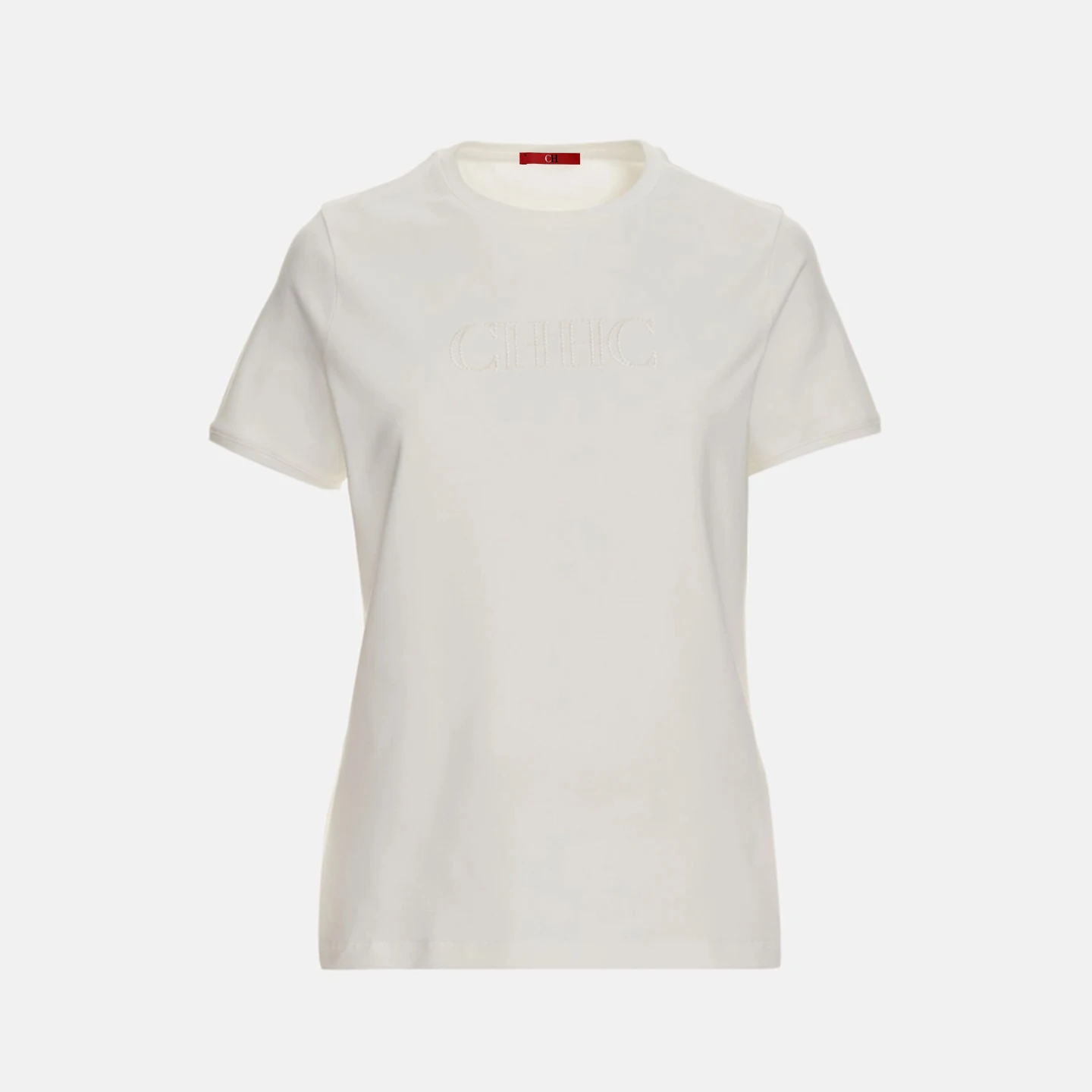 CH Günstige Kleidung - Damen Kurzarm-Rundhals-Baumwoll-T-Shirt mit Schriftzügen - Lässiger koreanischer Street-Style - Ästhetisches Oberteil – Detail 2