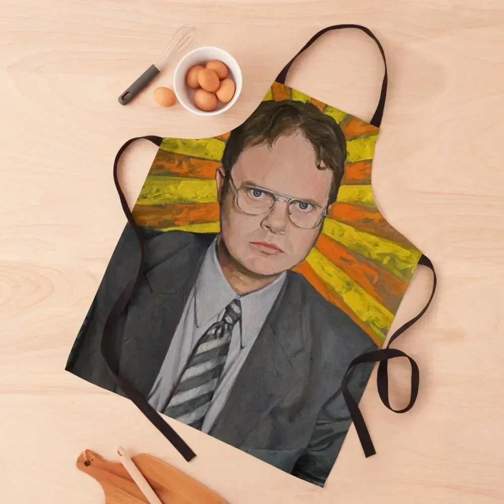 

Retro Dwight Apron New year's Kitchen And Household Goods Apron