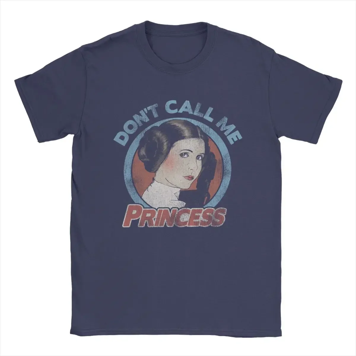 Dont Call Me PrincessGraphic T-shirt Vintage Washed Y2K Aesthetic Harajuku Unisex Oversized Crew Neck Cotton Short Sleeve Tops