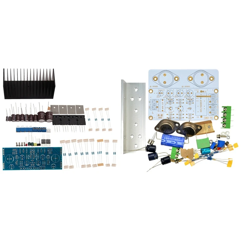 

ABGZ-1Set 1969 Npn 2.0 Channel Class A Amplifier Completed Board & 2X Hifi JLH 1969 Amplifier Class A Power Amplifier Board