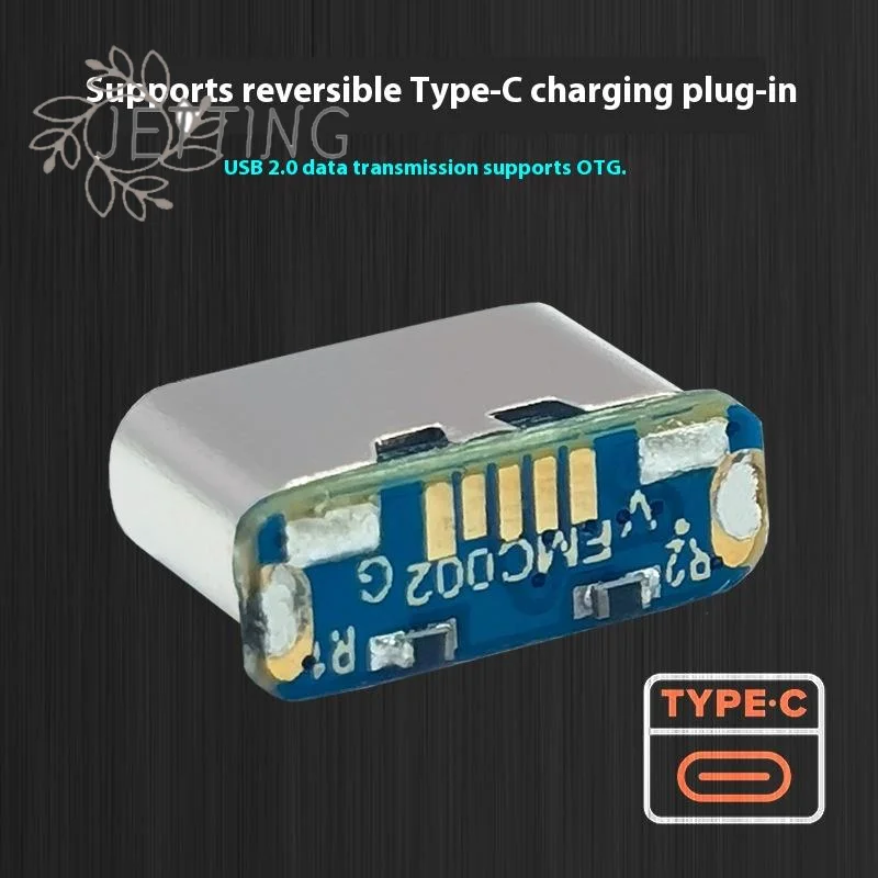 Hot 2Pcs Charging Port For PCB Soldering DIY Repair Adapter USB Connector Type C Female Jack 5Pin SMD SMT Type-C Socket