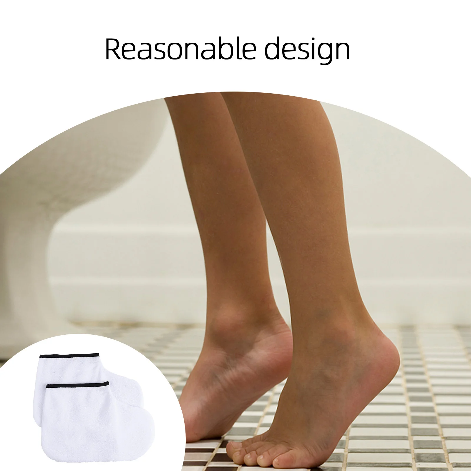 

4Pcs Paraffin Wax Hand Foot Covers Heat Retaining Skincare Mitts for Deep Moisture Treatment Lightweight Eco-Friendly