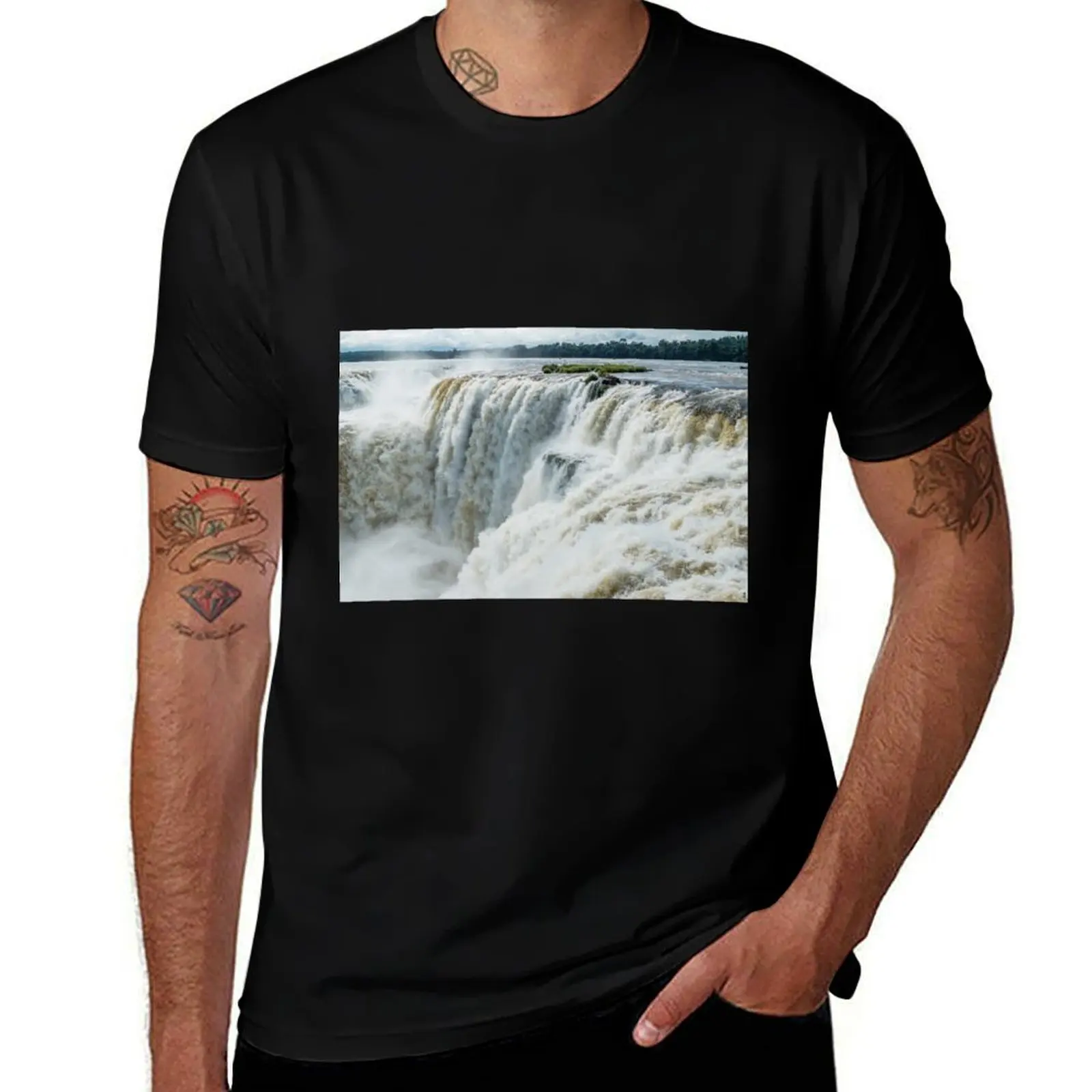 

Iguazu Falls, South America T-Shirt man t shirt designer anime t shirts oversize man t shirts for men T-shirt