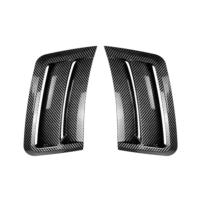 Car Front Bumper Splitter Side Air Vent Outlet Cover Wind Knife Trim For Mercedes-Benz C-Class W204 S204 2007-2010