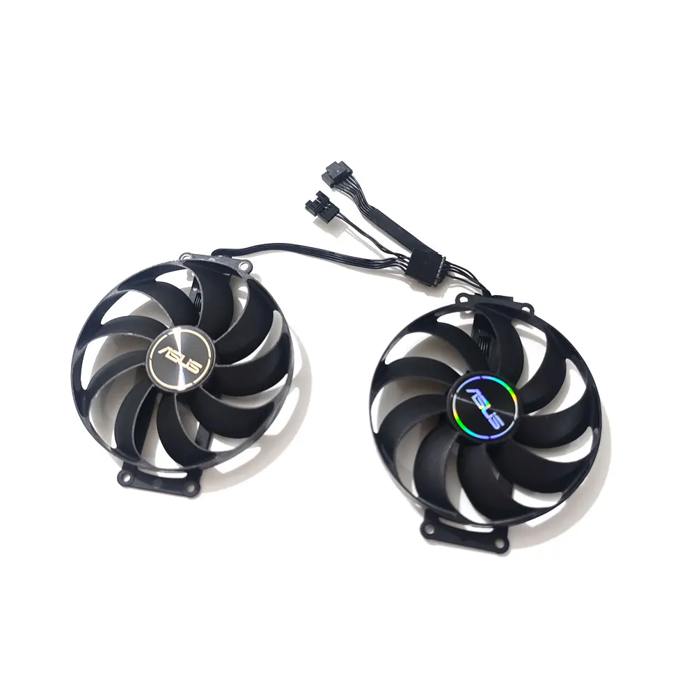 Original 87MM 6PIN T129215SU CF9010U12S Video card cooling fan，For ASUS RTX 3060TI、RTX 3060、RTX 3050、ASUS RX 6500XT、RX 6400