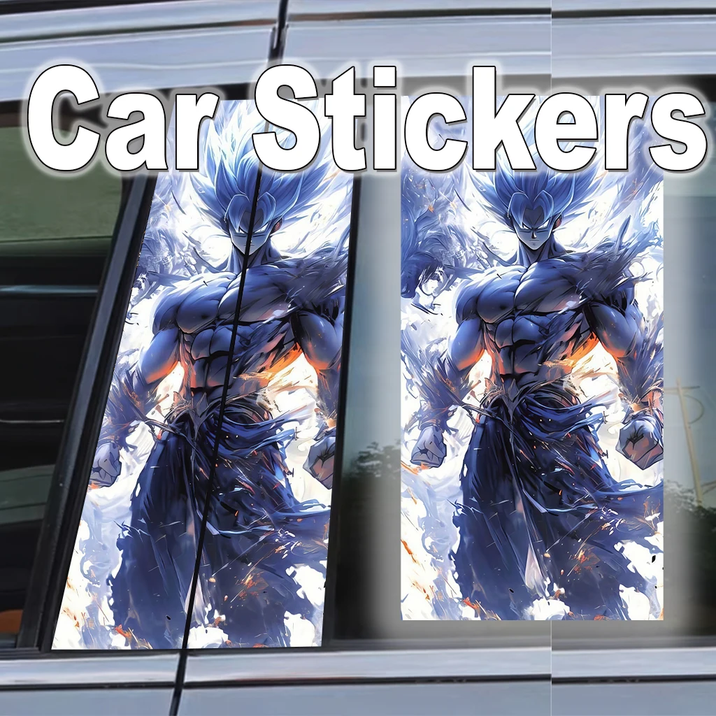 

Car Sticker B-pillar Anti-scratch Anti-rub Waterproof Sticker Dragon Ball Super Saiyan Anime Self-adhesive Decoration Auto Parts