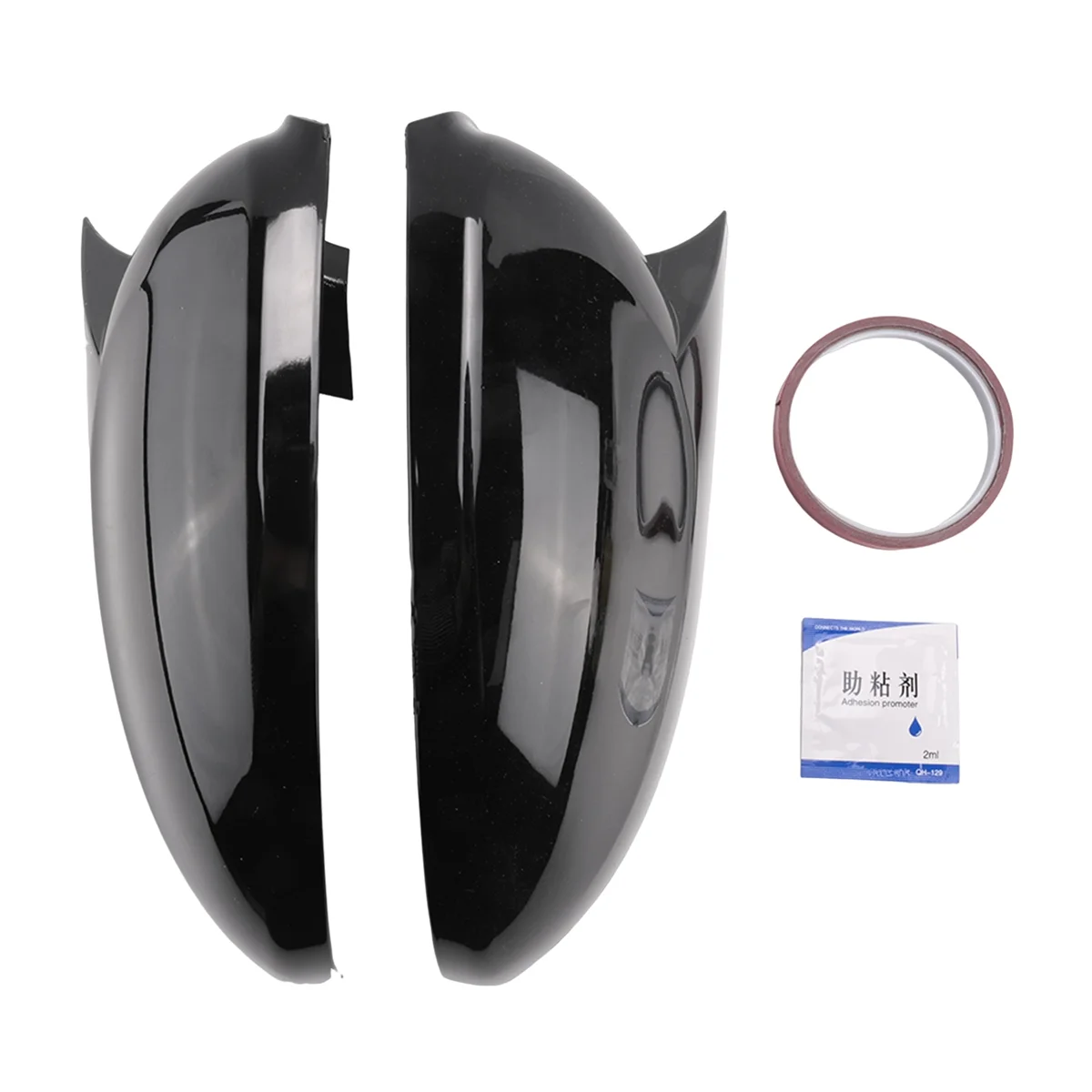 For Chevrolet Cavalier Onix 2019-2021 Glossy Black Car Side Rearview Mirror Cover Trim Accessories