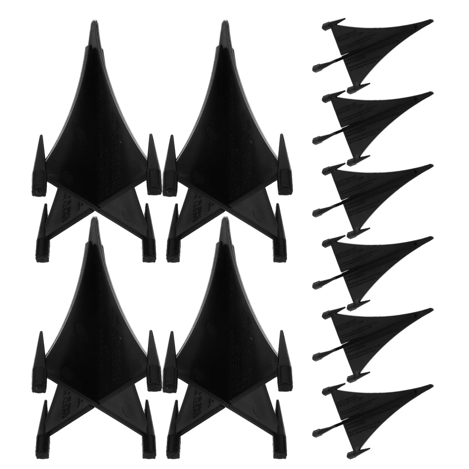 

10Pcs Reliable ABS Solar Light Spikes for Outdoor Use Enhanced Stability Design for Garden Pathway Lighting Solar Ground Lights