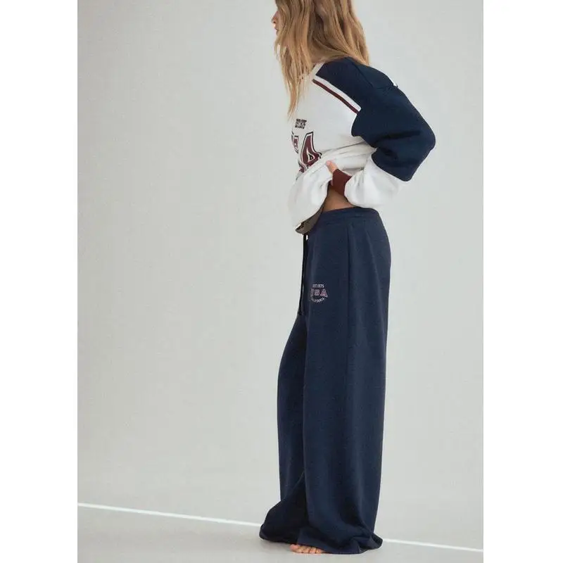 

Осень-зима, новые женские школьные брюки с принтом, 0264877, школьная толстовка с трафаретным принтом, 0264878, повседневный комплект спортивной одежды