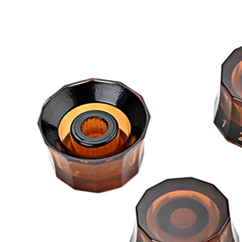 4Pcs Electric Guitar Knobs Lampshade Style Speed ​​Volume Tone Control Knobs 6mm for PRS Guitar Accessories
