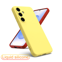Shockproof Liquid Silicone Case For Samsung Galaxy S25 S24 S21 FE S23 S22 Ultra Plus Matte Candy Color Soft Cover Shell Luxury