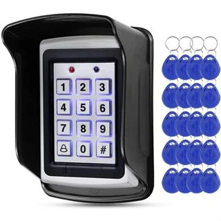 

125KHz RFID Access Control Keypad EM Card Reader Door Access Control System Door Lock Opener Keyboard Controller System