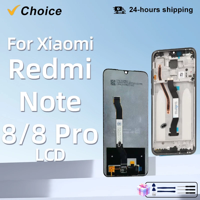 IPS Für Xiaomi Redmi Note 8 M1908C3JH LCD Display Touchscreen Digitizer Montage Für Redmi Note 8 Pro Display Ersatzteile