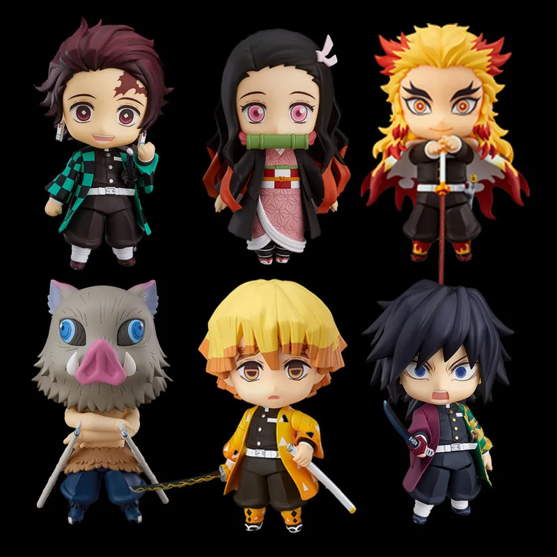 

Anime Demon Slayer Inosuke #1361 Tanjirou #1193 Nezuko #1194 Zenitsu #1334 PVC Toys Action Figura Giyuu Kimetsu No Yaiba Doll