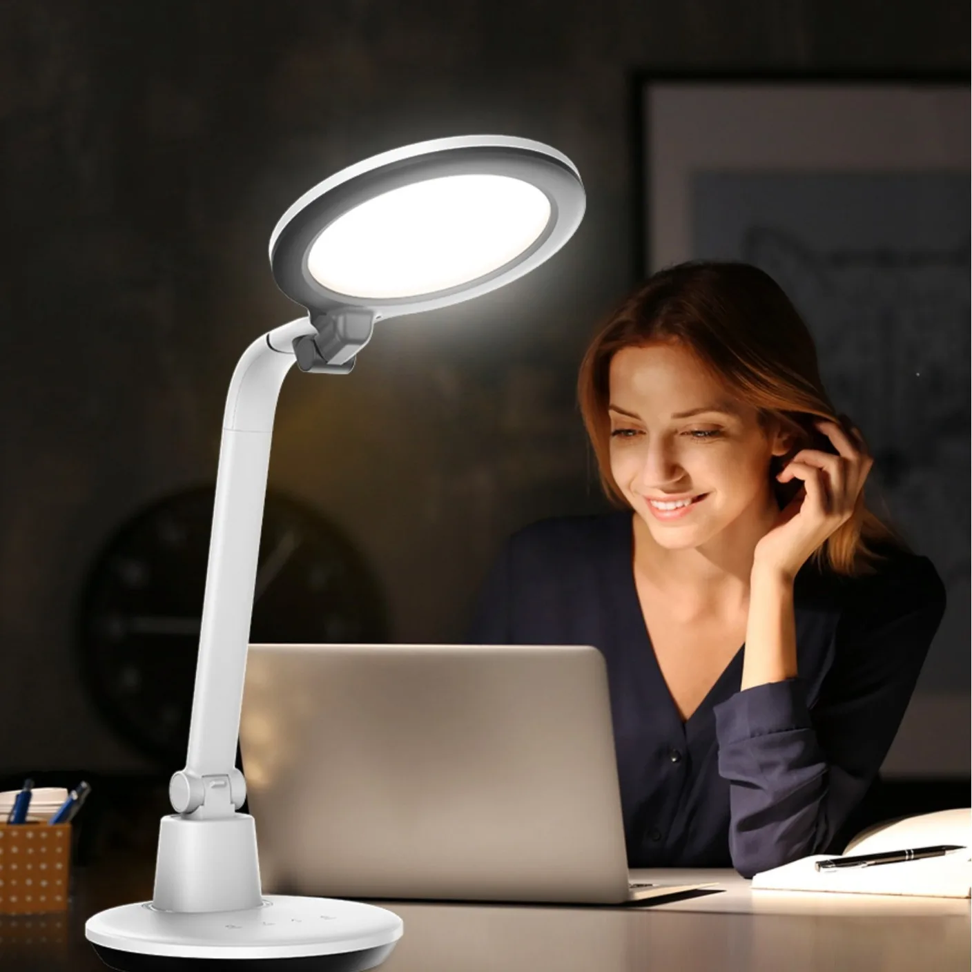 Modern çocuk masaları öğrenci yurtları çalışma ışıkları başucu okuma göz koruması masa gecikmeli ışıkları kapalı