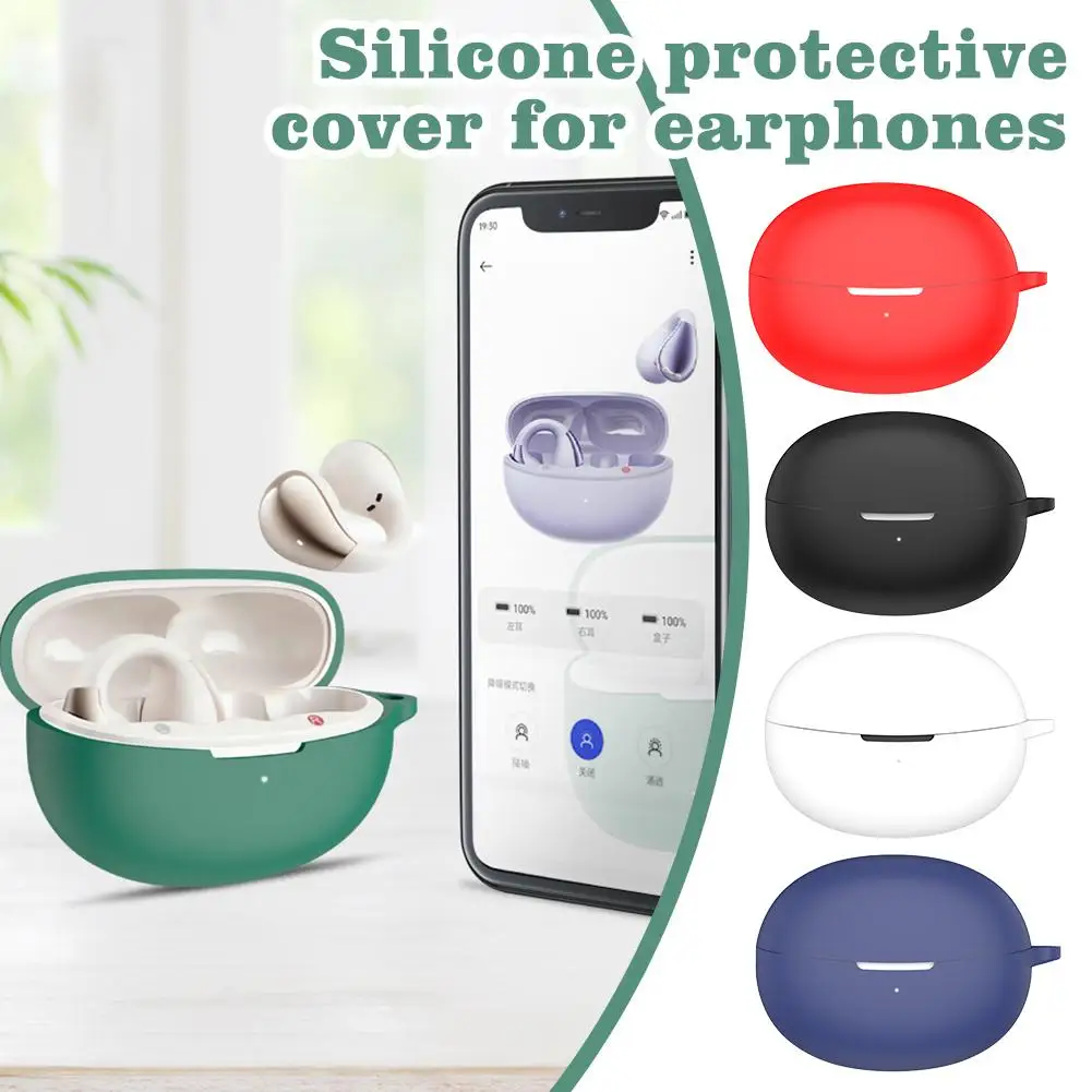 Silicone Protective For Qcy Crossky C30 Wireless Headphone Protector Cover Housing Anti-dust Sleeve R1t9