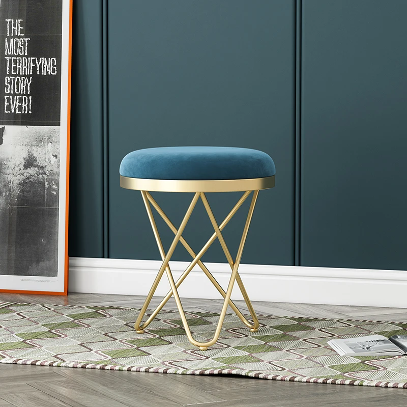 Ergonomic Metal Chair Kitchen Dressing Table Nordic Metalic Gold Living Room Lounge Desk Chair Designer Design Chair Furnitures