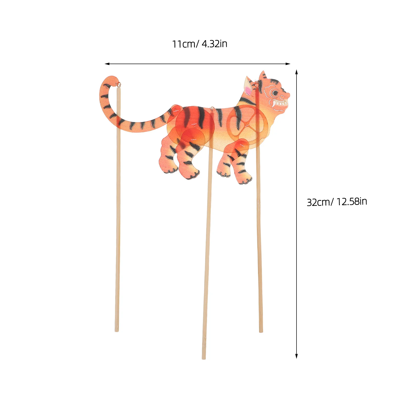 Kit di Marionette Ombra Cinesi, Personaggi Fatti a Mano, Kit Fai-da-Te per Bambini, Decorazione Educativa per Teatro