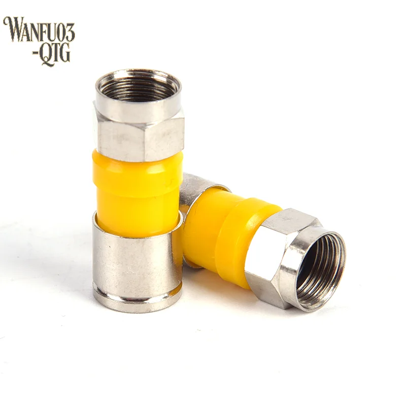 10Pcs RG6 F Type Co…