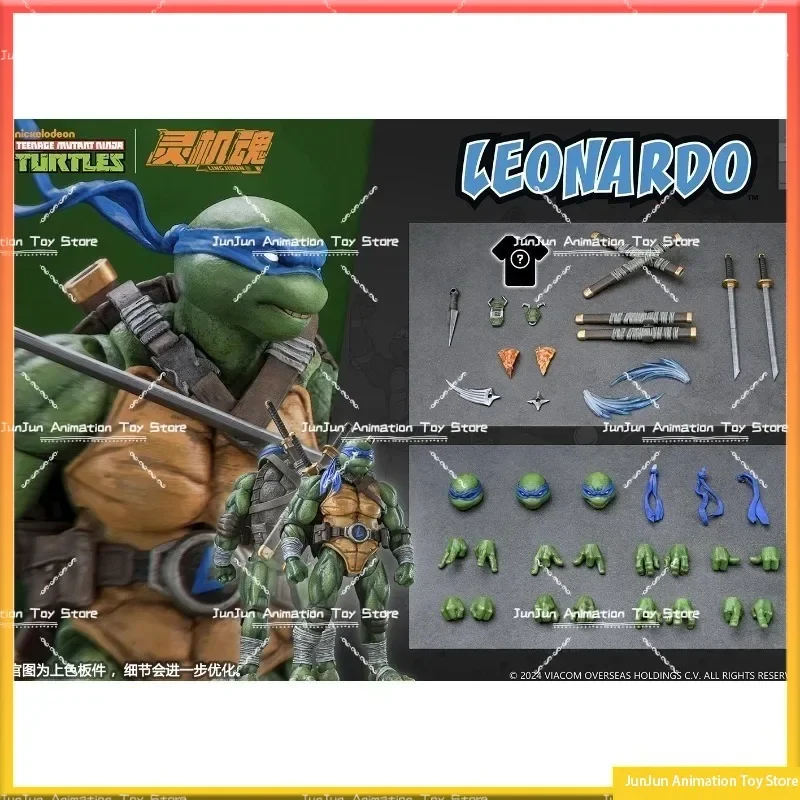 Op voorraad: Spirit Machine Soul Ninja Turtles-serie, Leonardo, Michelangelo, Rocksteady & Bebop, actiefiguren, verzameling speelgoed.