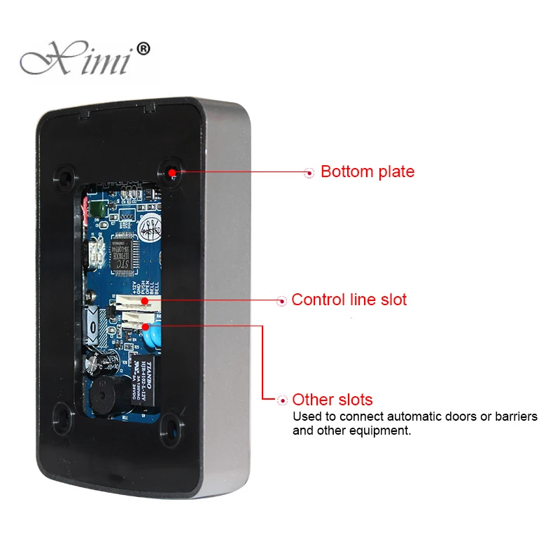 RFID Keypad Keyboard Access Control System Waterproof Cover Outdoor 10pcs EM4100/TK4100 Keyfobs Door Opener for Home Lock System