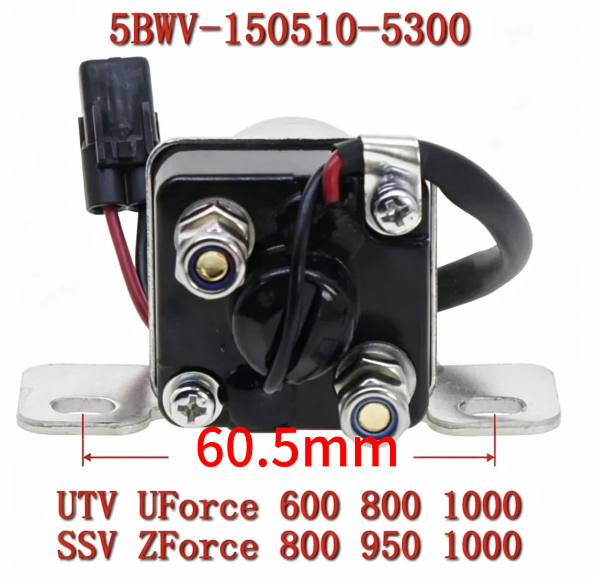 Engine Starting Relay 5BWV-150510-5300 Fit for CFMoto SSV ATV UForce / ZForce 600 800 950 1000