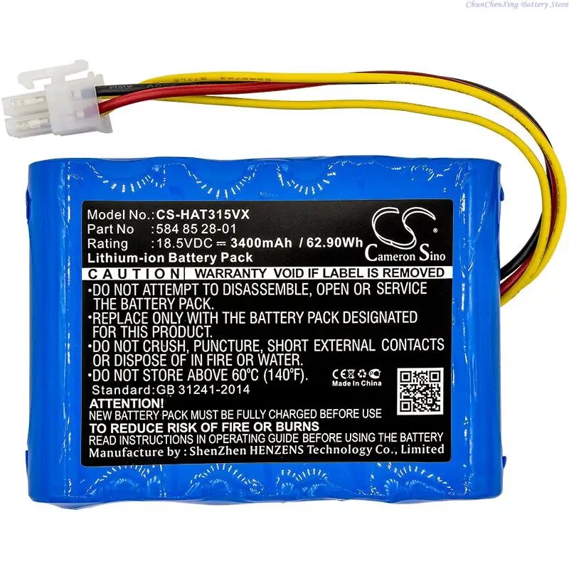 Cameron Sino 3400mAh Battery for Husqvarna AM315x,Automower 430X,Automower 440, Automower 450X, 420,Sileno, IMPORTANT THE YEAR!!