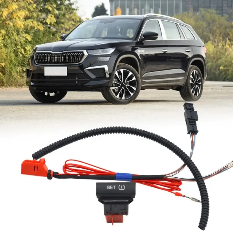 31BC Plastic TPMS Switches Monitoring System And Wiring Harness Replacement Part for Vehicle Easy Install 1ZD927127