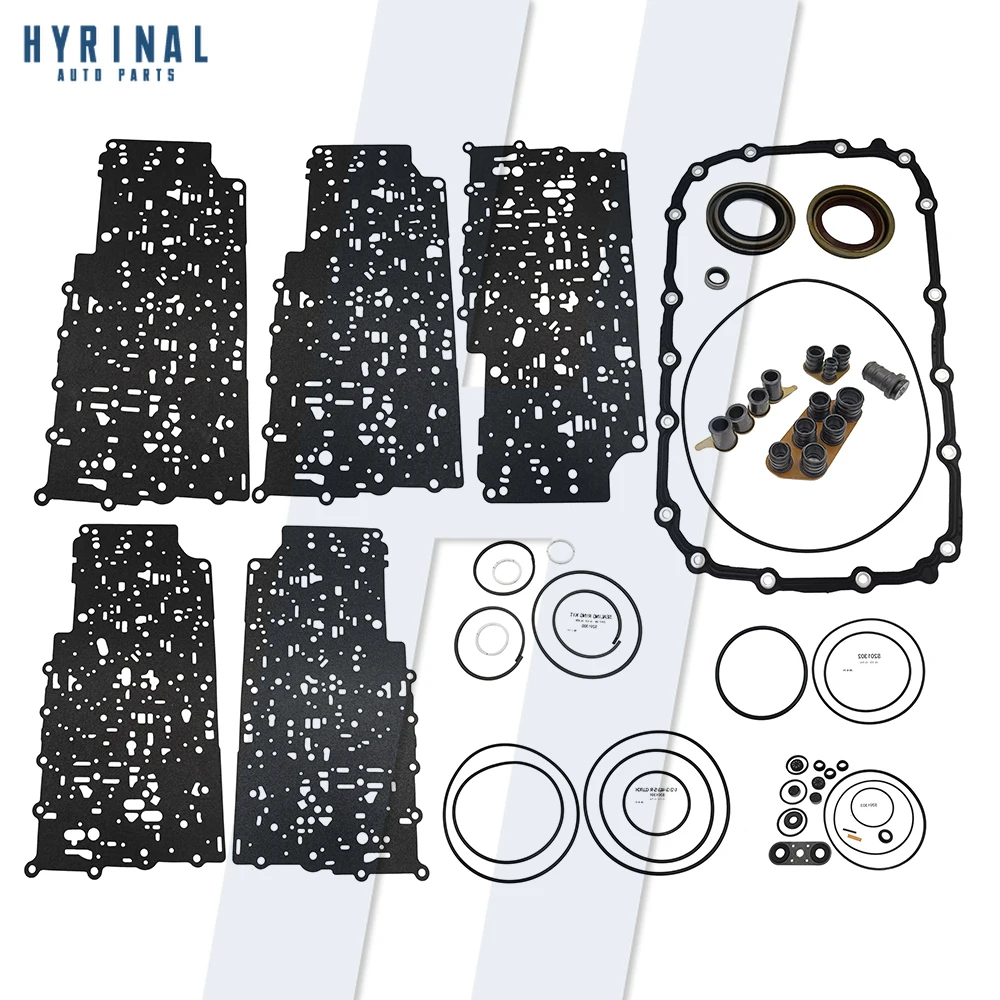 6L45E 6L45R 6L50E GA6L45R Transmission Overhaul Kit  Seal Gasket Repair Kit  For BMW Cadillac ATS 6L45 6L50 Gearbox Rebuild Kit