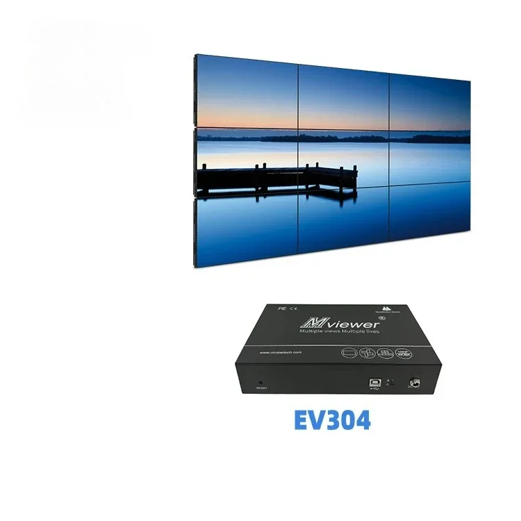 

Многофункциональный видеокоммутатор Ultra HD 4K Displayport 1.2 EV303 для светодиодных видеостенок