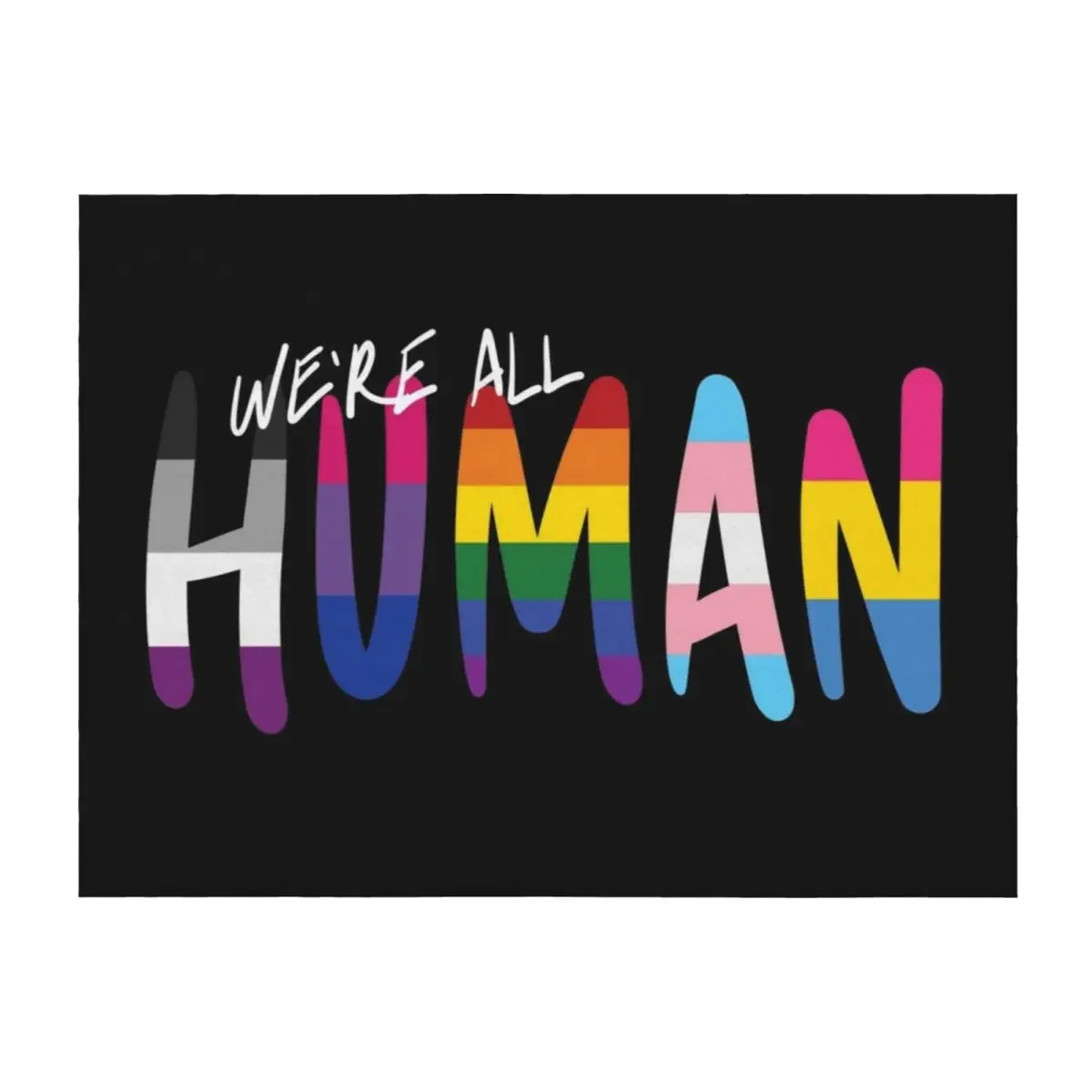 

Human_handwritten, various flags 1 Throw Blanket Beach Bed linens warm for winter Luxury Brand Blankets