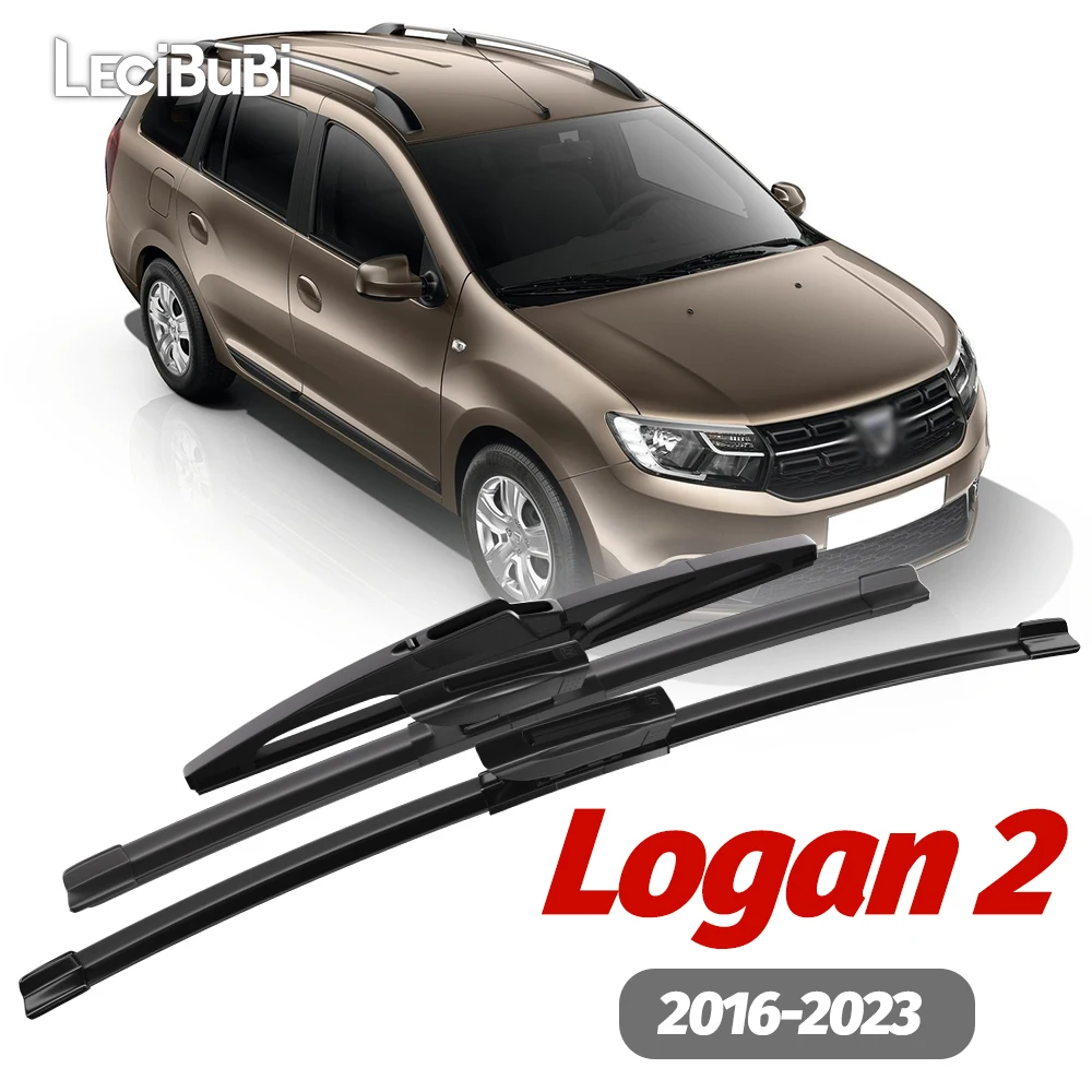 

1set Front & Rear Windshield Wiper Blades Windscreen Wipers For Renault Logan 2 2016-2023 2017 2018 2019 2020 2021 Accessories