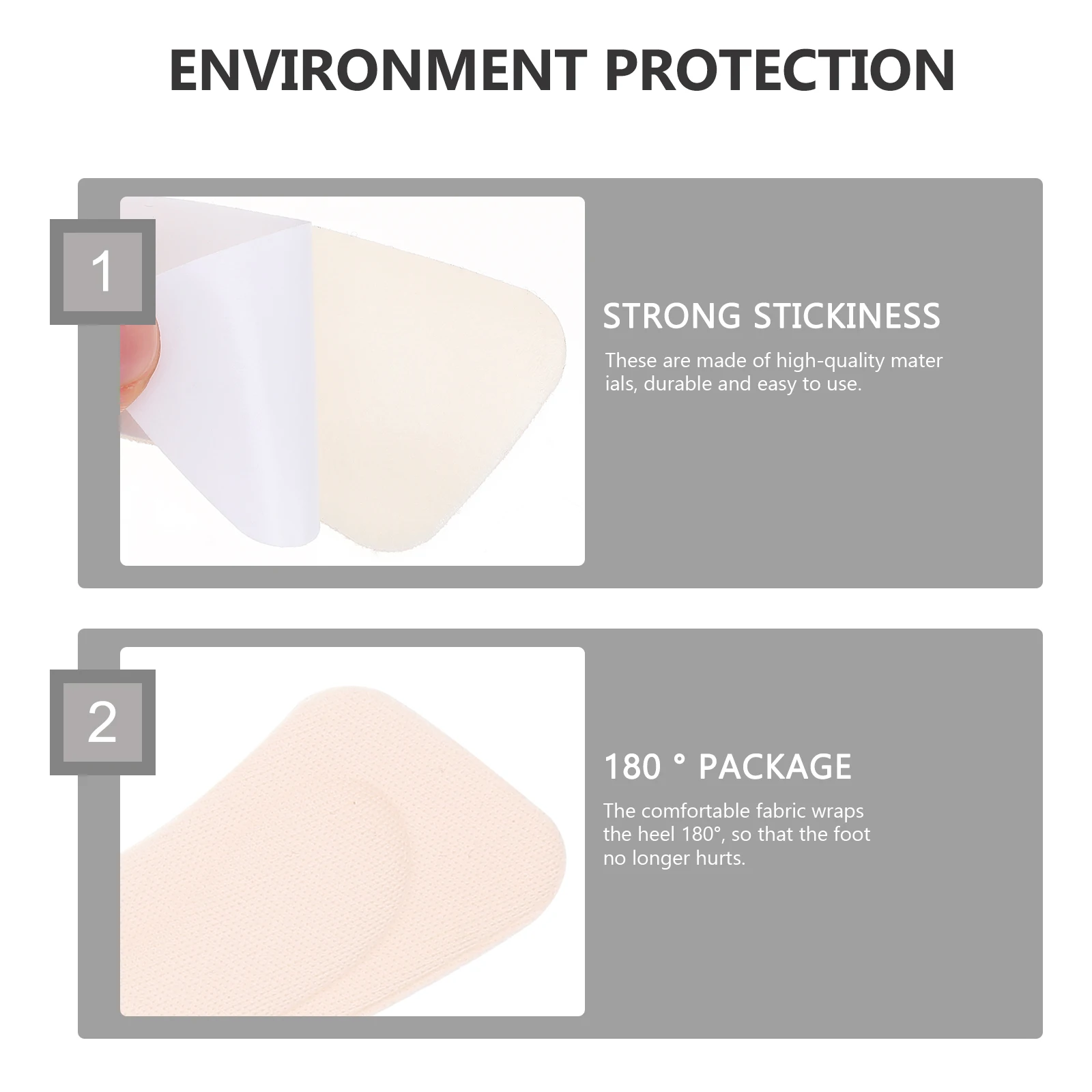 4 Pairs Heel Protectors Non slip Foot Pads Women High Heels Shoes Heel Insert Cushion Sticker Durable Comfort Anti wear Design