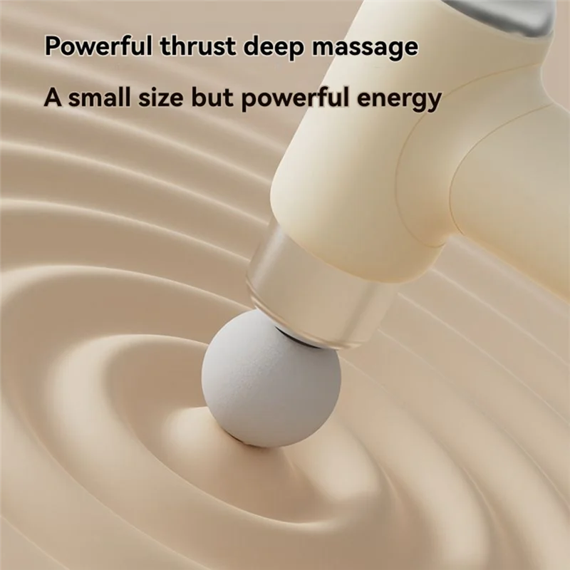 Premium Mini Fascia Gun With Multi-Head Functionality For Active Lifestyles, Quick Charging, High Capacity, Orange-T33C