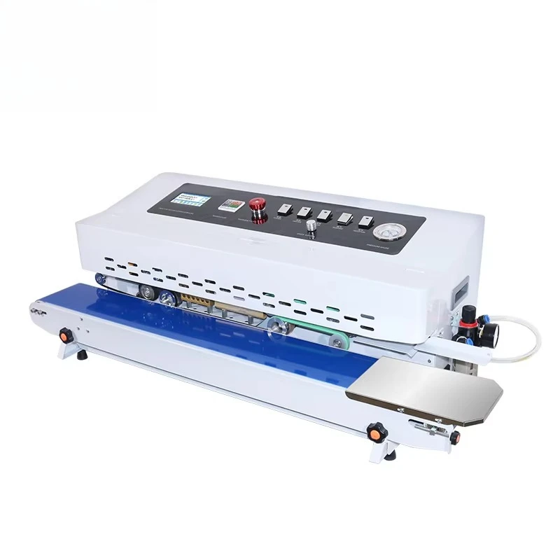 

Factory Selling Conveyor Sealing Machine Vacuum Nitrogen Flushing Continuous Sealing Machine Plastic Bag
