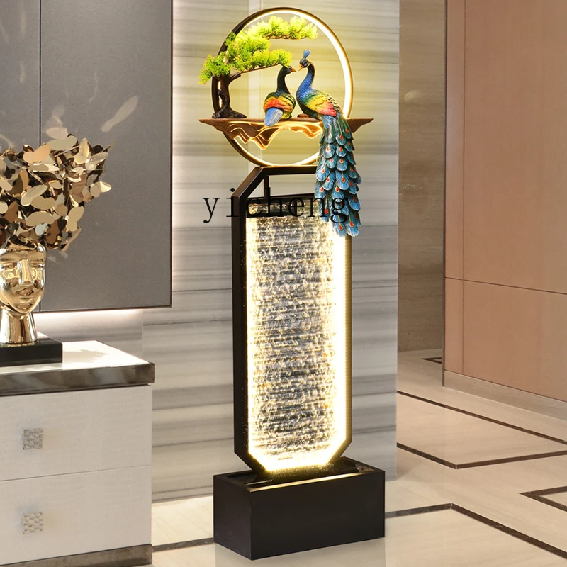 

TQH Large Circulating Water Living Room Hallway Decoration Fortune Landing Light Luxury Gift Opening