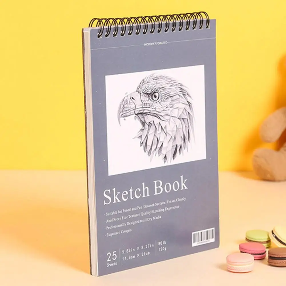 Acid-free Paper Sketchbook Spiral Sketchbook Artist Sketchbook with Thick Acid-free Paper Spiral for Drawing for Students
