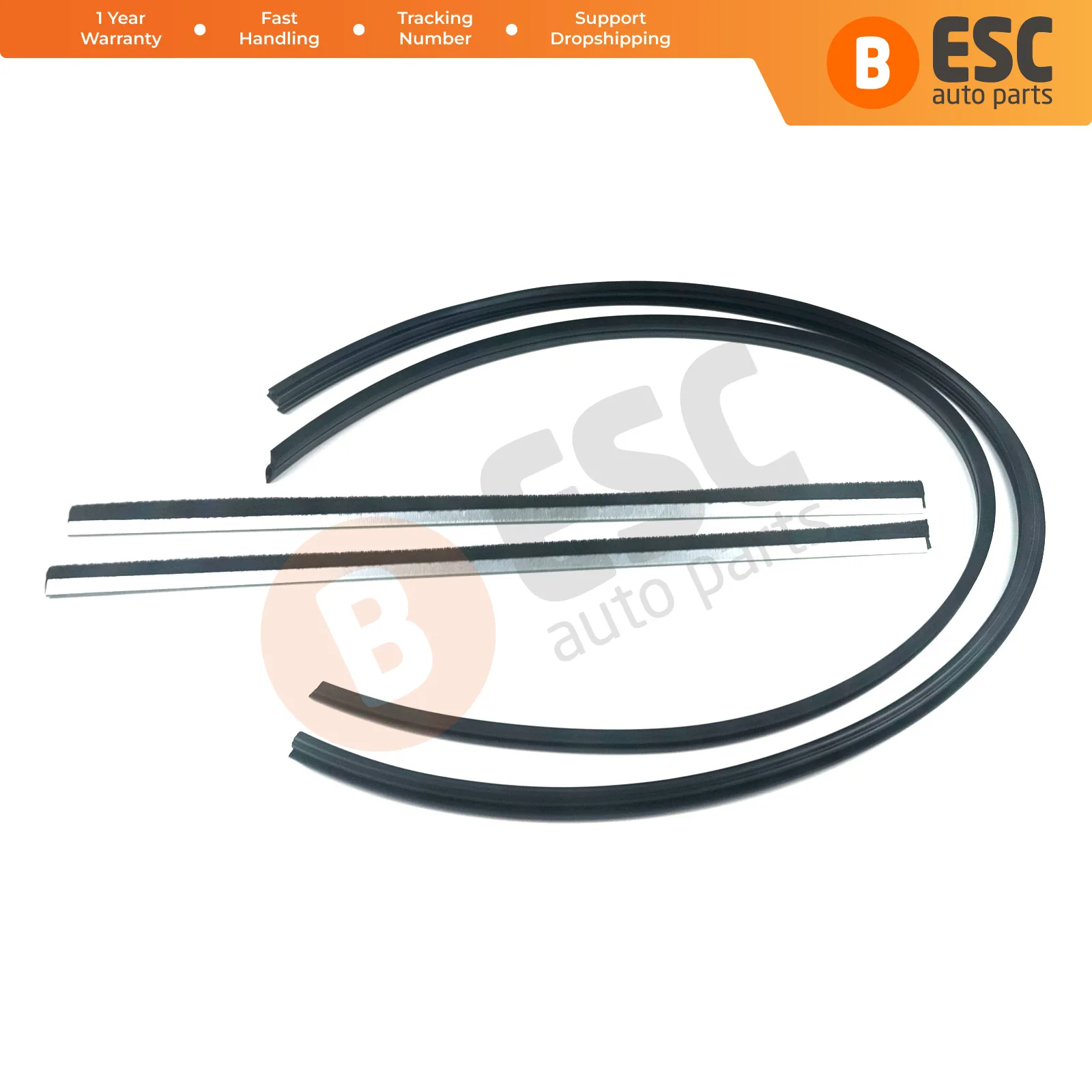 ESC Auto Parts ESR534 Sunroof Rubber Seal Gasket Set for Mercedes W108 109 114 115 116 123 126 Fast Shipment Ship From Turkey